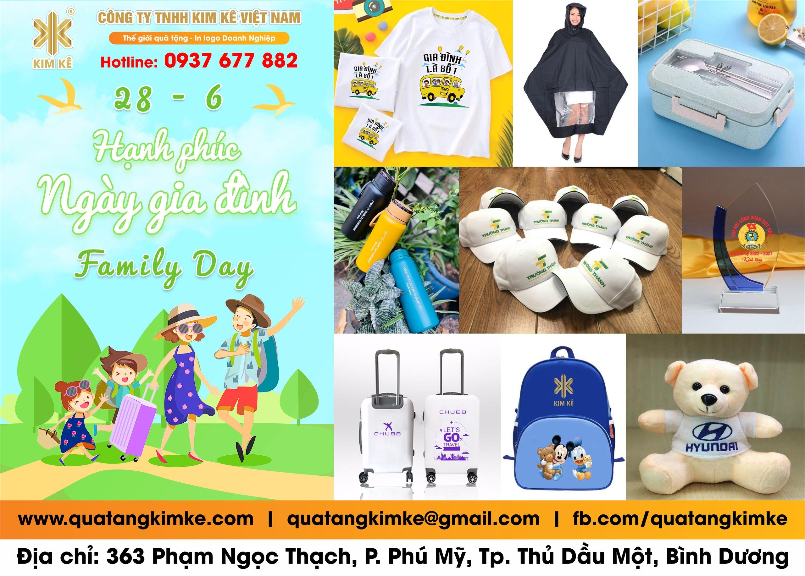 Quà tậng ngày hội gia đình 28/6